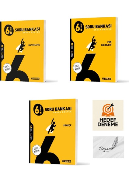 Hız 6.sınıf Matematik Türkçe Fen Bilimleri Soru Bankası Hedef Deneme