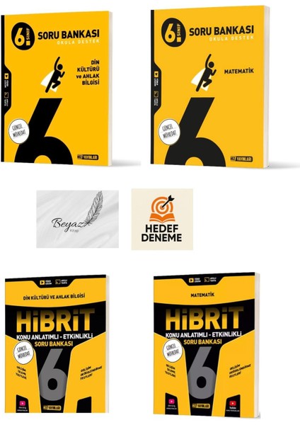 Hız 6.sınıf Din Kültürü Matematik Soru Bankası Hibrit Din Kültürü Matematik Konu Anlatımlı Soru Bankası Hedef Deneme