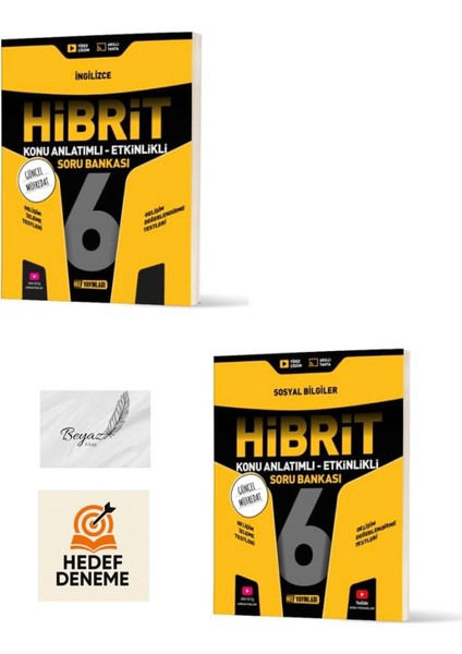Hız 6.sınıf Hibrit Ingilizce Sosyal Bilgiler Konu Anlatımlı Soru Bankası Hedef Deneme