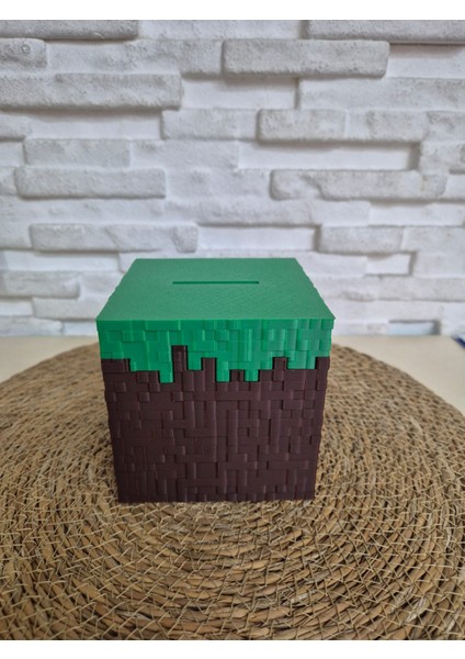 Minecraft Blok Tasarım Kumbara