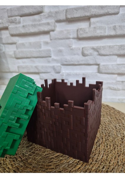 Minecraft Blok Tasarım Kumbara modelleri