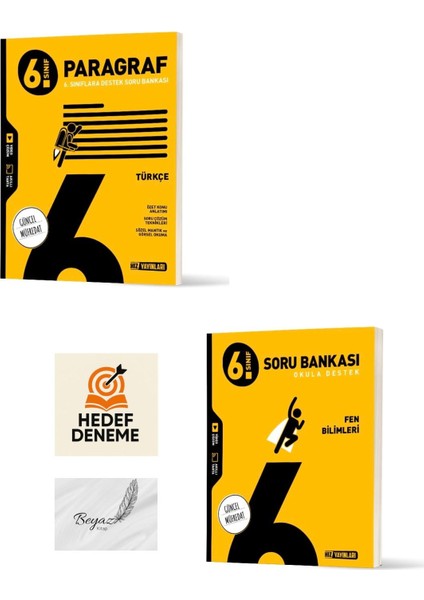 Hız 6.sınıf Paragraf Fen Bilimleri Soru Bankası Hedef Deneme