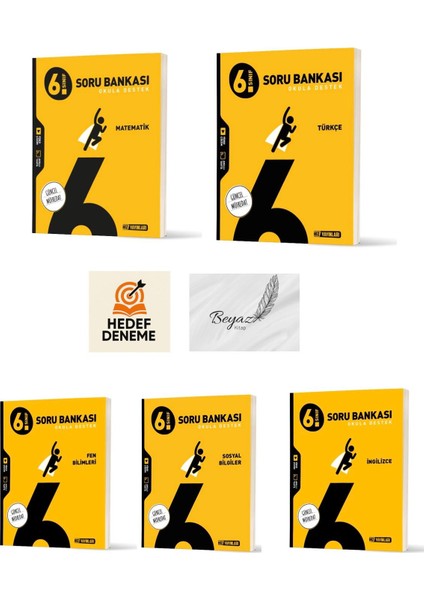 Hız 6.sınıf Matematik Türkçe Fen Bilimleri Sosyal Bilgiler Ingilizce Soru Bankası Hedef Deneme