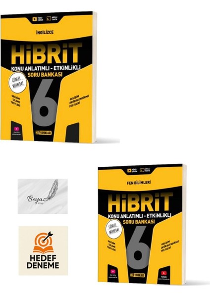 Hız 6.sınıf Hibrit Ingilizce Fen Bilimleri Konu Anlatımlı Soru Bankası Hedef Deneme