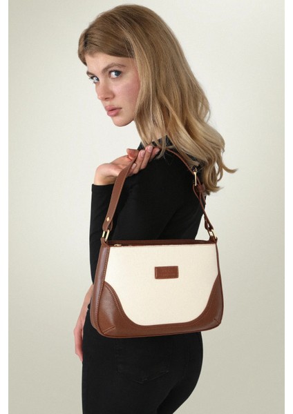 Kanvas Krem Bej Taba Ayarlanabilir Omuz Askılı El Ve Omuz Çanta Vintage Bag 257 fiyatları