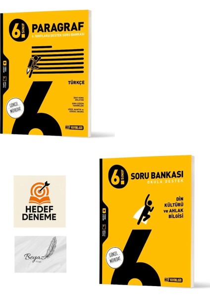 Hız 6.sınıf Paragraf Din Kültürü ve Ahlak Bilgisi Soru Bankası Hedef Deneme