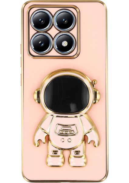 Xiaomi 14T Elektrokaplama Yumuşak Tpu Telefon Kılıfı ve Astronot Gizli Ayaklığı (Yurt Dışından)