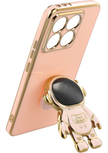 Xiaomi 14T Elektrokaplama Yumuşak Tpu Telefon Kılıfı ve Astronot Gizli Ayaklığı (Yurt Dışından) fırsatları