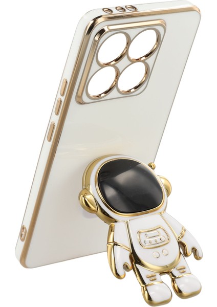 Xiaomi 14T Elektrokaplama Yumuşak Tpu Telefon Kılıfı ve Astronot Gizli Ayaklığı (Yurt Dışından) fırsatları