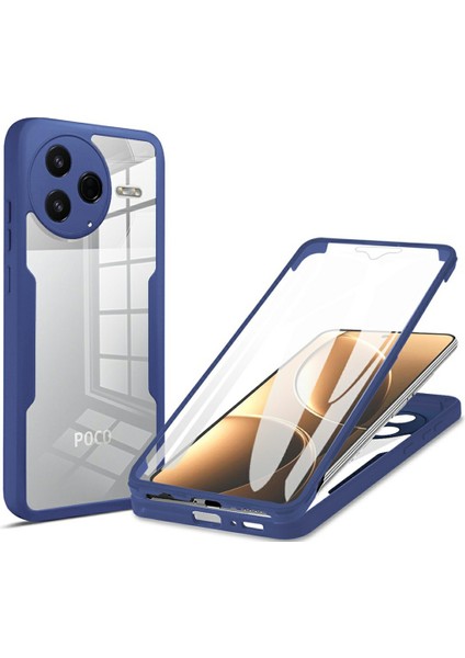 Xiaomi Poco F7 Pro 5g Akrilik + Tpu Şeffaf Telefon Kılıfı ve Pet Ekran Filmi (Yurt Dışından)