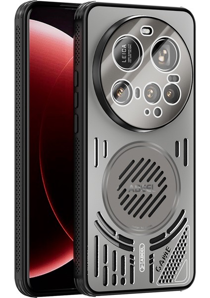 Xiaomi 15 Ultra Manyetik Kılıf Alüminyum Alaşım + PC + TPU İçi Boş Isı Dağıtıcı Telefon Kılıfı (Yurt Dışından)