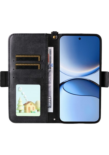 Xiaomi Poco F7 5g Deri Kılıf Manyetik Kapatma Cüzdan Standlı Telefon Kılıfı ve Çapraz Askı (Yurt Dışından) fiyatları