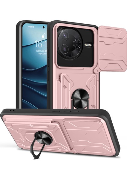 Xiaomi Poco F7 Pro 5g Pc + Tpu Kickstand Telefon Arka Kapağı ve Kamera Kaydırıcısı (Yurt Dışından)