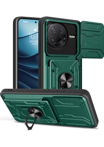 Xiaomi Poco F7 Pro 5g Pc + Tpu Kickstand Telefon Arka Kapağı ve Kamera Kaydırıcısı (Yurt Dışından)