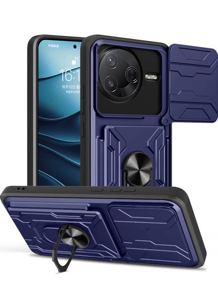 Xiaomi Poco F7 Pro 5g Pc + Tpu Kickstand Telefon Arka Kapağı ve Kamera Kaydırıcısı (Yurt Dışından)