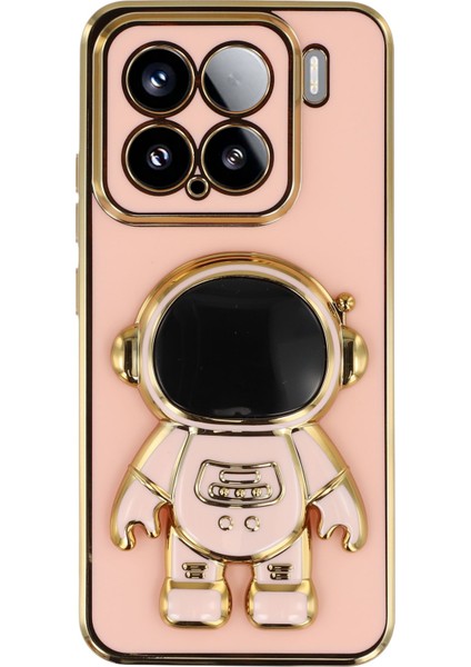 Xiaomi 15 Astronot Gizli Ayaklı Galvanik Yumuşak Tpu Telefon Kılıfı (Yurt Dışından)