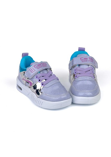 Kız Bebe Lila Işıklı Cırtlı Sneaker Spor Ayakkabı fiyatları