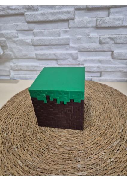 Mincraft Dekorlu Blok Kutu
