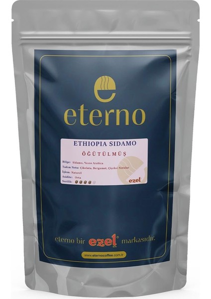 Barista Serisi - Ethiopia Sidamo Öğütülmüş Filtre Kahve 1000 g