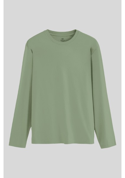 Kaktüs Standart Fit Basic O Yaka Uzun Kollu İnce Erkek T-Shirt - 87997