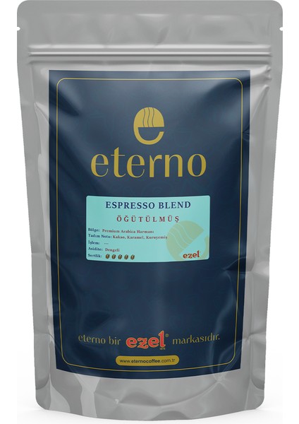 Barista Serisi - Espresso Blend Öğütülmüş Filtre Kahve 1000g