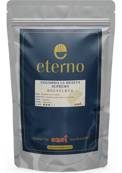 Barista Serisi - Colombia Supremo Öğütülmüş Filtre Kahve - 500 g