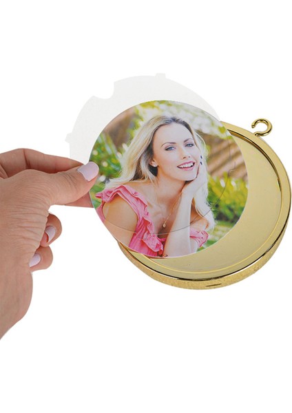 Ledli Anı Çemberi Fotoğraflı Abajur - 18X21CM fırsatları