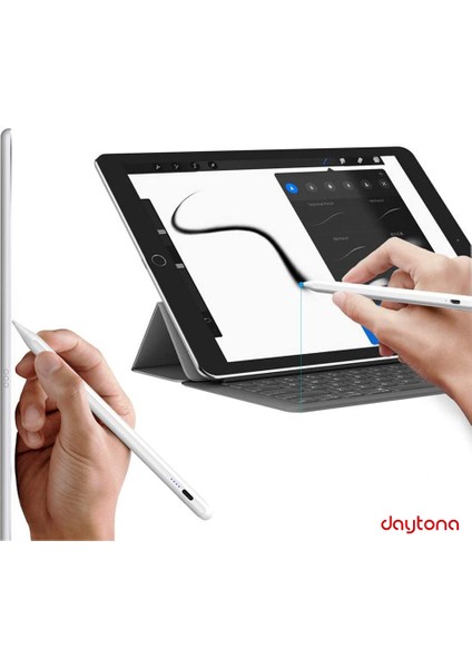 2260 Ios/Android/Windows Dokunmatik Ekran Için Type C Şarj Kablolu Stylus Dokunmatik Yazı ve Çizim Kalemi modelleri