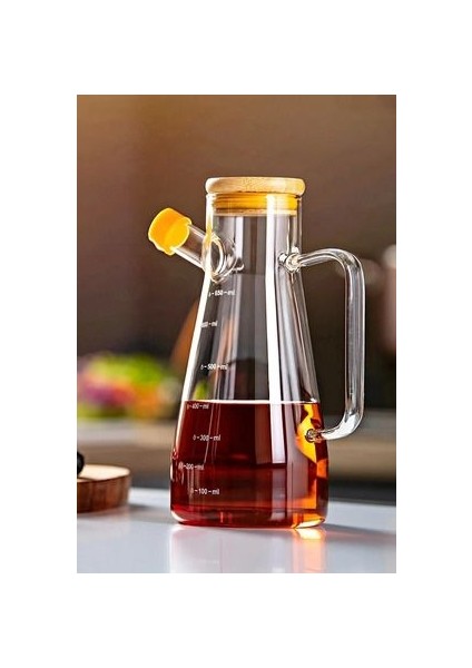 Bambu Kapaklı Yağdanlık