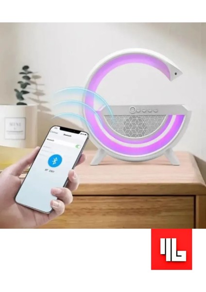 Kablosuz Şarj Stantlı Rgb Hoparlör Şıktasarım Gece Lambası Hepsi Bir Arada modelleri