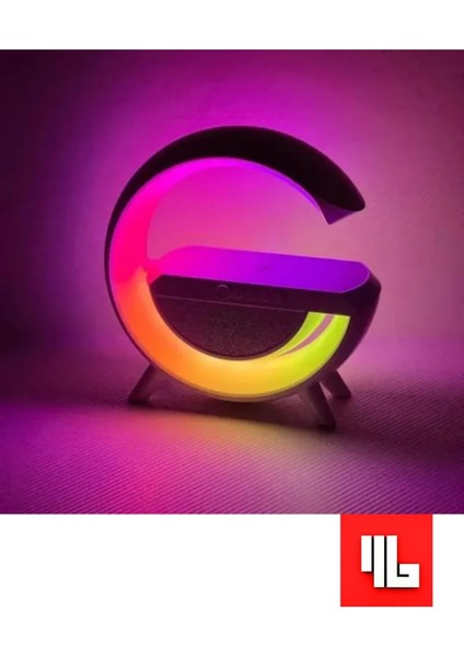 Kablosuz Şarj Stantlı Rgb Hoparlör Şıktasarım Gece Lambası Hepsi Bir Arada fırsatları