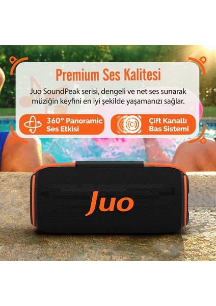 Soundpeak Blaze 30w Rgb Bluetooth Hoparlör Kablosuz Taşınabilir Speaker