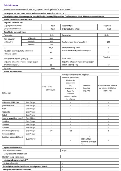 D280 DF Dual Derin Dondurucu fırsatları