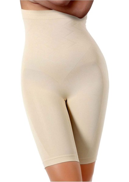 Lacivert Tekstil Layza Form Yüksek Bel Paçalı Korse 11003T