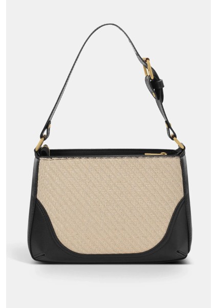Hasır Siyah Ayarlanabilir El Ve Omuz Askılı Vintage Bag 257 modelleri