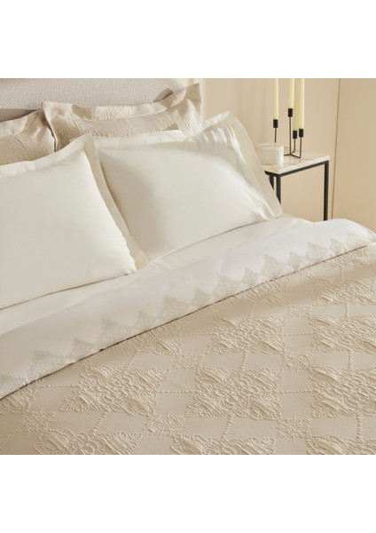 Clare Çift Kişilik 7 Parça Düet Set Ekru indirimleri