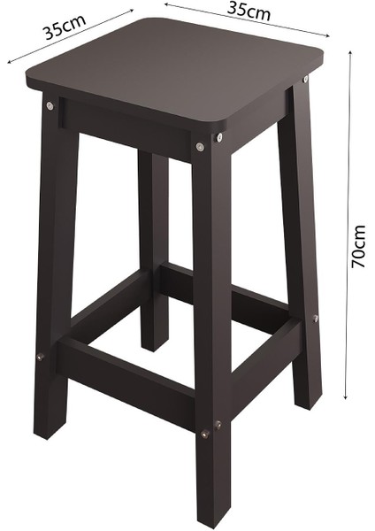 Edgar G4823 4 Adet Antrasit Tabureli Mutfak Adası 160CM Antrasit Ahşap Üst Karşılıklı Oturmalı Masa fırsatları