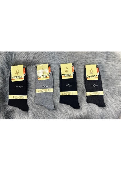 Iç Giyim Özeren Lüx 4 Mevsim Pamuklu Çorap Ekonomik Paket (12 Adet)