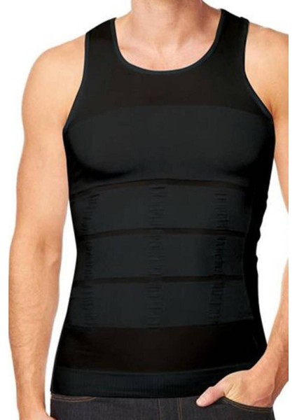 Siyah Erkek Korse Atlet 6200