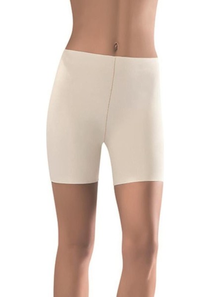 2'li Paket Kadın Lazer Kesim Uzun Şort Korse