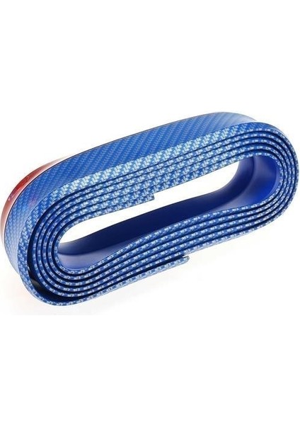 ® Mavi 2,5 Metre Araba Oto Ön Tampon Koruyucu Kauçuk Pratik Tampon Şerit Bant Döşeme Kiti modelleri