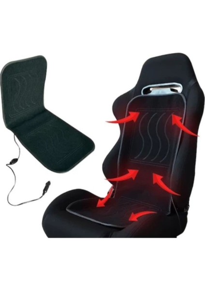 2 Adet Isıtmalı Oto Koltuk Minderi 12 Volt Araç Çakmak Girişli indirimleri