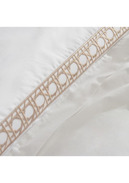 Rattan Percale Çift Kişilik Nevresim Takımı Bej indirimleri
