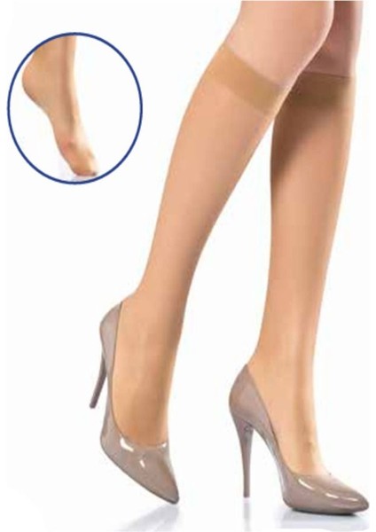 Iç Giyim (6 Adet) Nbb Fine 15 Den Burunsuz Diz Altı Çorap