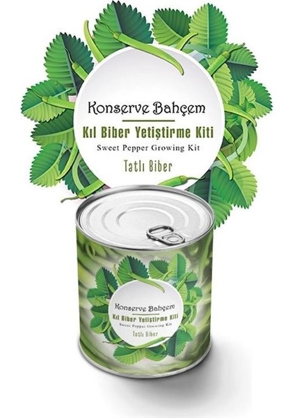 ® Konserve Bahçem Evde Konservede Tatlı Sivri Biber Yetiştirme Kiti fiyatları