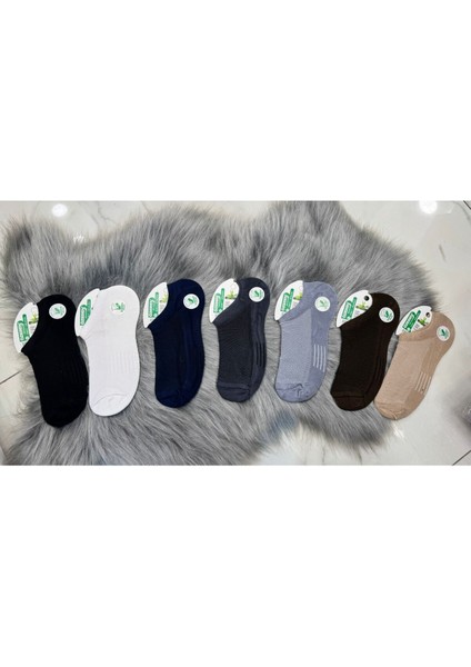 Iç Giyim Özeren Lüx Dikişsiz Patik Bambu Çorap Ekonomik Paket (12 Adet)
