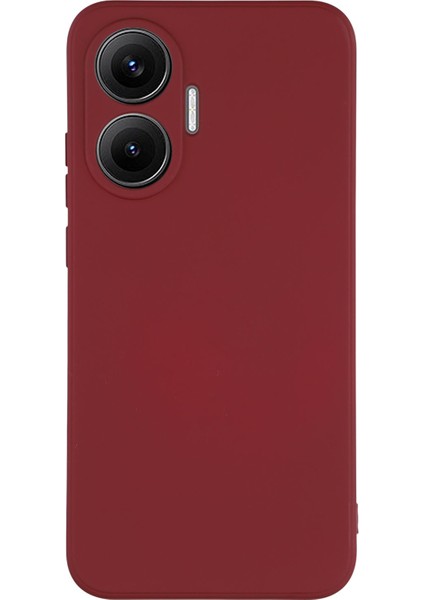 Xiaomi Poco F7 5g Tpu Arka Yumuşak Çizilmez Fiber Astarlı Telefon Kılıfı (Yurt Dışından)