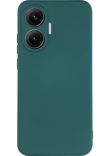 Xiaomi Poco F7 5g Tpu Arka Yumuşak Çizilmez Fiber Astarlı Telefon Kılıfı (Yurt Dışından)