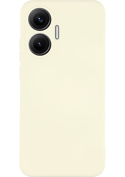 Xiaomi Poco F7 5g Tpu Arka Yumuşak Çizilmez Fiber Astarlı Telefon Kılıfı (Yurt Dışından)