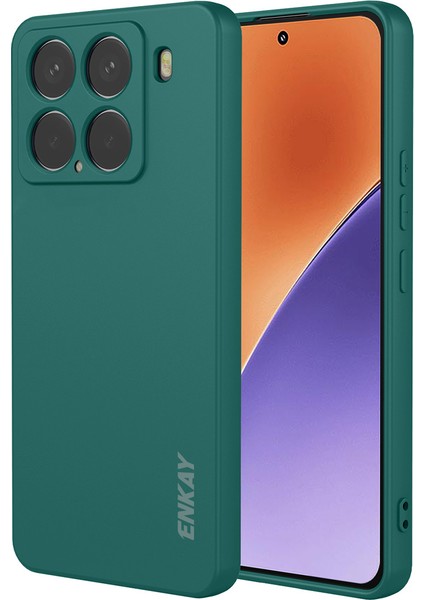 Xiaomi 15 Silikon Kılıf Düz Kenar Cep Telefonu Arka Kapağı (Yurt Dışından)